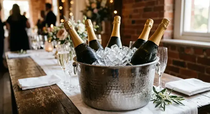 Cava - Vino espumoso — plato de nuestra carta de catering