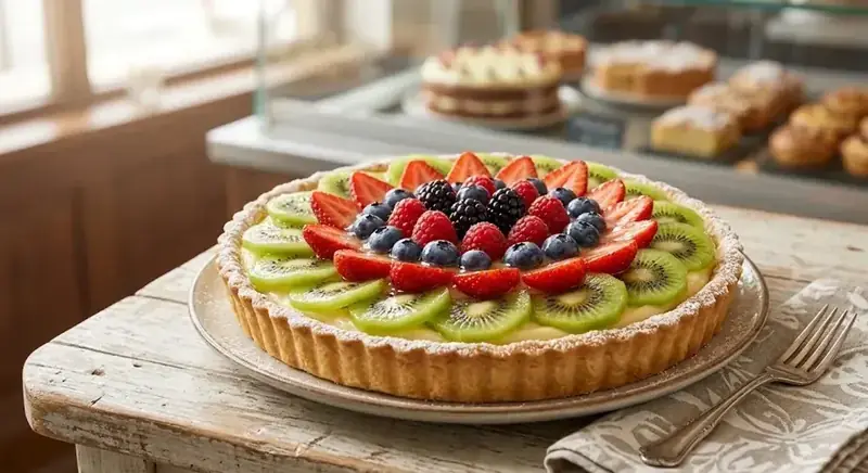 Tarta de frutas — plato de nuestra carta de catering