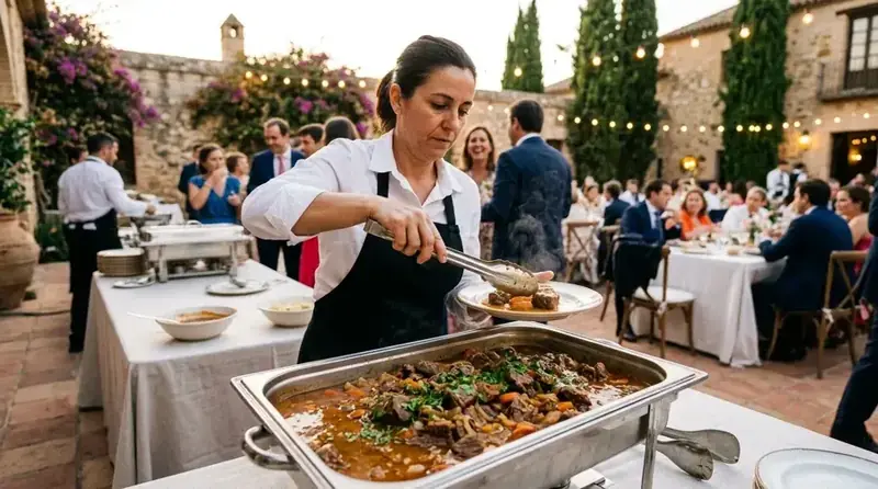 Ternera en Salsa — plato de nuestra carta de catering